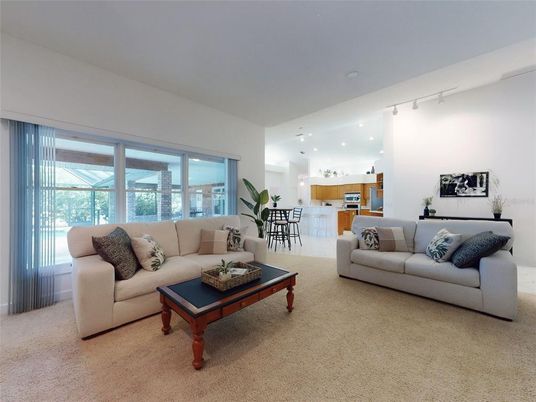 Interior, Kitchen, Living room, Recessed Lighting