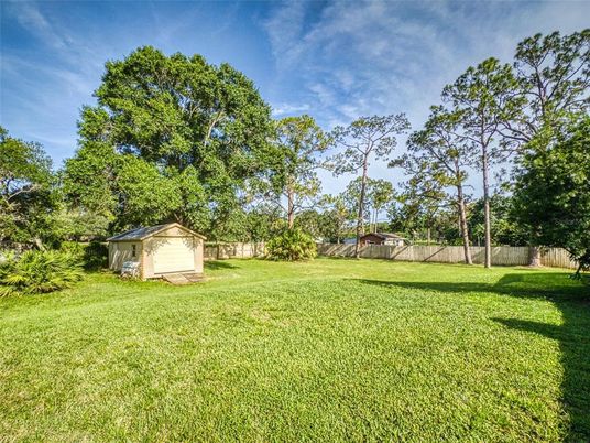Backyard, Detached Garage, Exterior