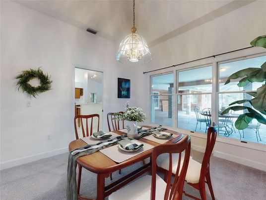 Dining room, Interior, Pendant Lights