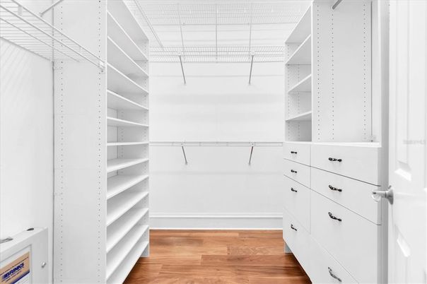 Interior, Walk-in Closets, Wood Texture Flooring