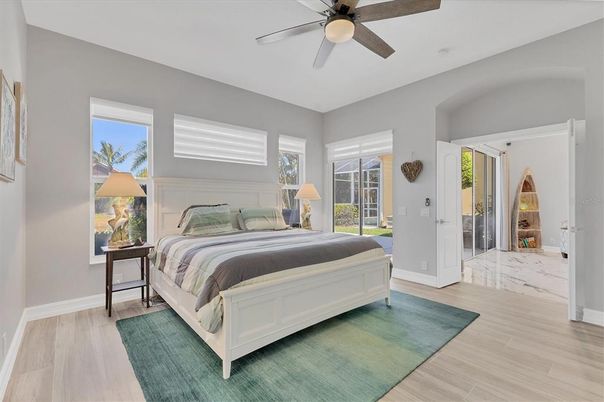 Bedroom, Interior, Wood Texture Flooring