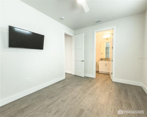 Bathroom, Empty room, Interior, Wood Texture Flooring