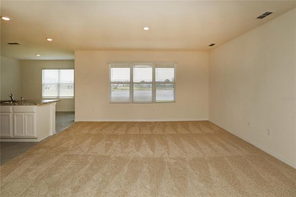 Empty room, Interior, Recessed Lighting