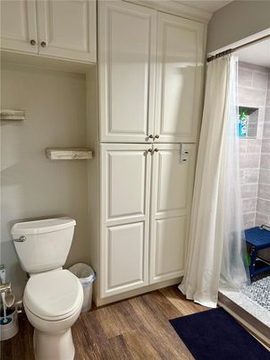 Bathroom, Interior, Wood Texture Flooring