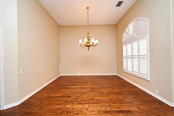 Chandelier, Empty room, Interior, Wood Texture Flooring
