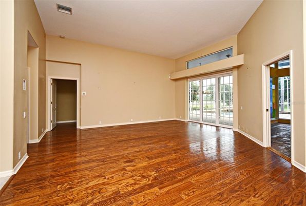 Empty room, Interior, Wood Texture Flooring