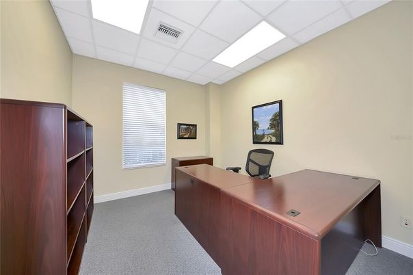 Home Office, Interior, Recessed Lighting