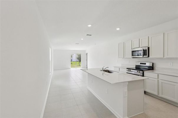 Interior, Kitchen, Recessed Lighting, Stainless Steel Appliances