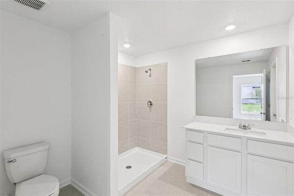 Bathroom, Interior, Recessed Lighting
