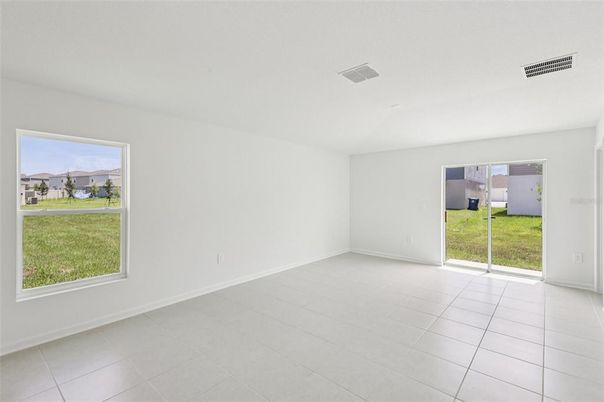 Empty room, Interior, Recessed Lighting