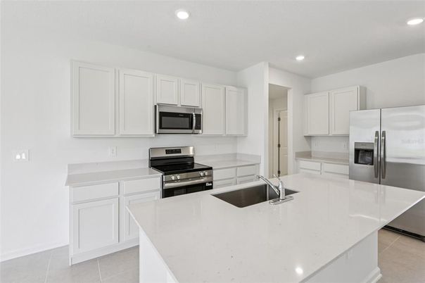 Interior, Kitchen, Recessed Lighting, Stainless Steel Appliances