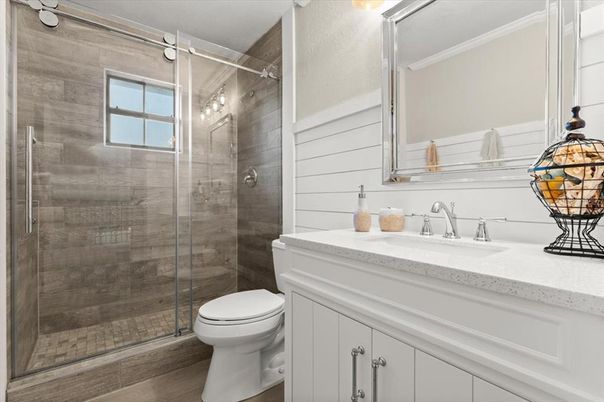 Bathroom, Glass Shower, Interior