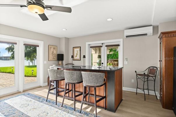 Interior, Recessed Lighting, Water, Wood Texture Flooring