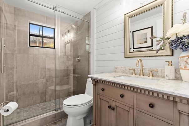 Bathroom, Glass Shower, Interior