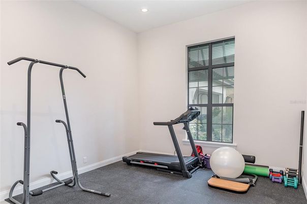 Fitness Equipment, Interior, Recessed Lighting