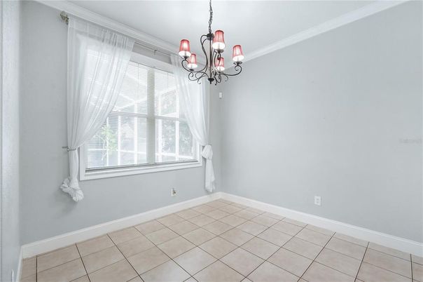 Chandelier, Empty room, Interior