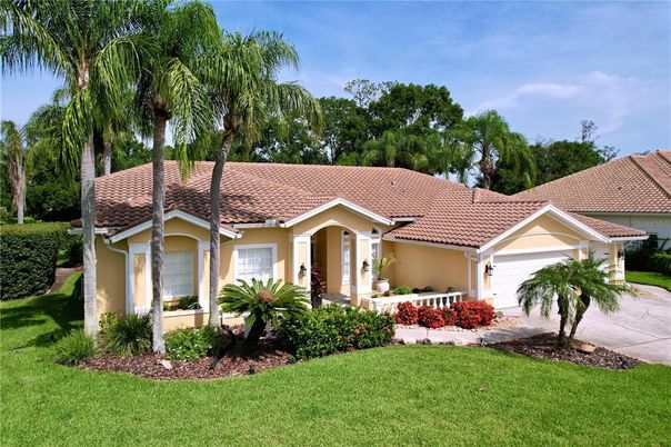 Attached, Backyard, Exterior, Facade, Mediterranean