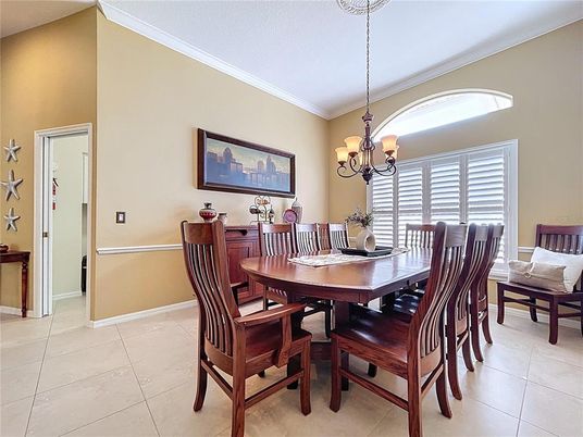 Chandelier, Dining room, Interior