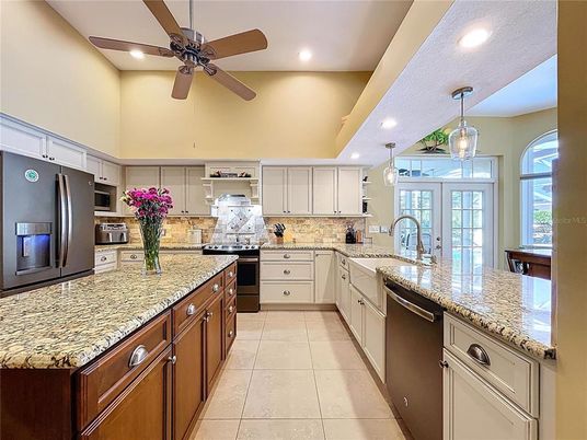 Interior, Kitchen, Recessed Lighting, Stainless Steel Appliances