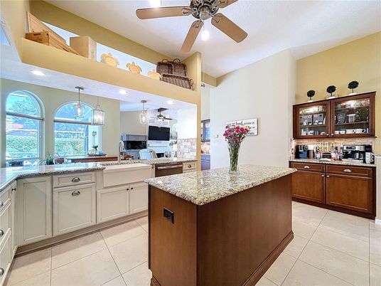 Interior, Kitchen, Pendant Lights, Recessed Lighting