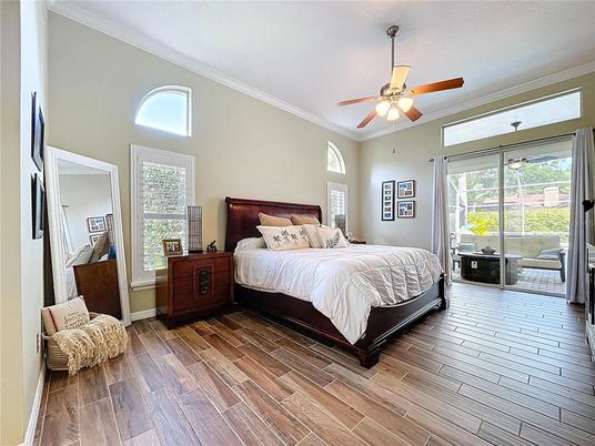 Bedroom, Interior, Wood Texture Flooring