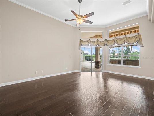 Empty room, Interior, Wood Texture Flooring