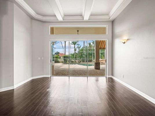 Empty room, Interior, Wood Texture Flooring