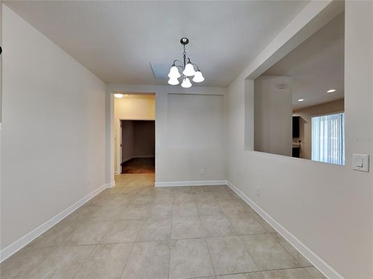 Chandelier, Empty room, Interior, Recessed Lighting