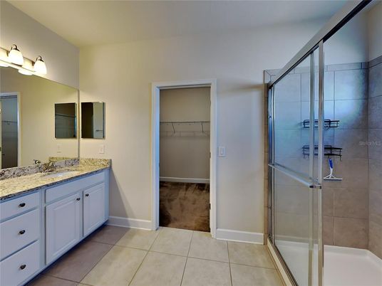 Bathroom, Dual Sink Vanities, Glass Shower, Interior, Walk-in Closets
