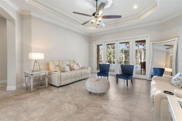 Interior, Living room, Recessed Lighting