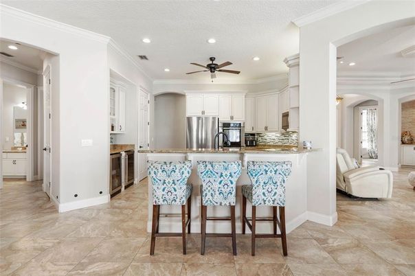 Interior, Kitchen, Recessed Lighting, Stainless Steel Appliances