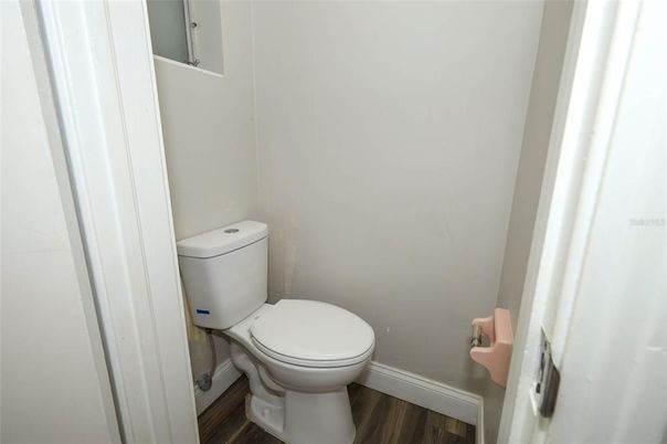 Bathroom, Interior, Wood Texture Flooring