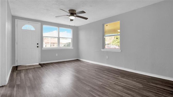 Empty room, Interior, Wood Texture Flooring