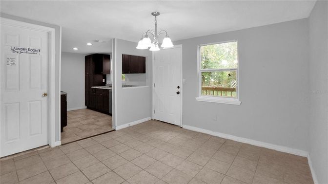 Chandelier, Interior, Kitchen, Recessed Lighting