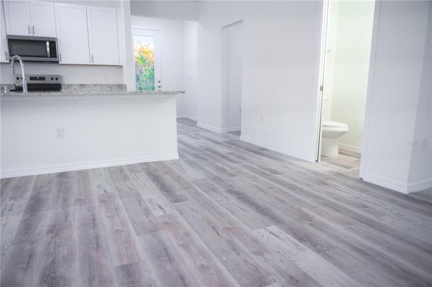 Interior, Kitchen, Wood Texture Flooring