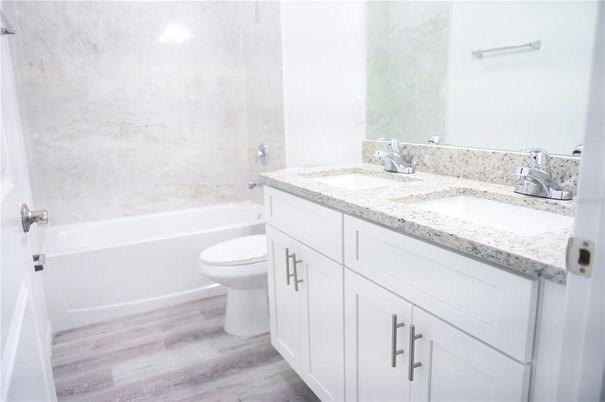 Bathroom, Interior, Wood Texture Flooring