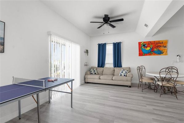 Game Room, Interior, Wood Texture Flooring