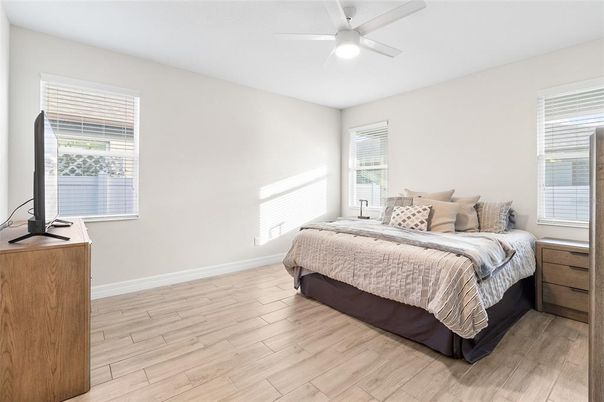 Bedroom, Interior, Wood Texture Flooring