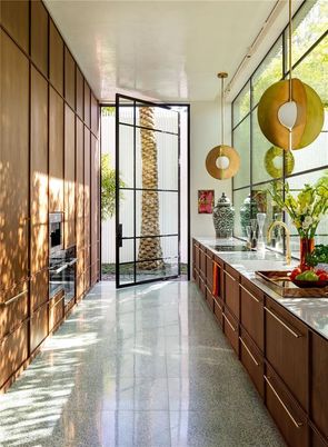 Interior, Kitchen, Pendant Lights, Stainless Steel Appliances