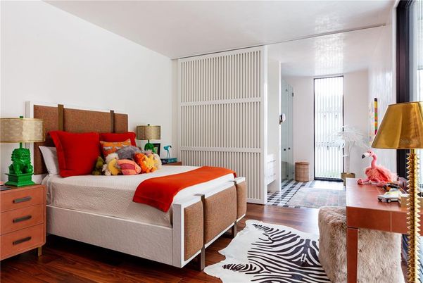 Bedroom, Interior, Wood Texture Flooring