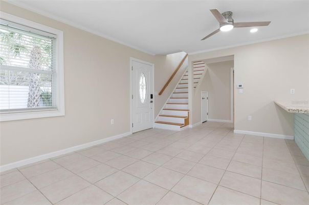 Empty room, Interior, Recessed Lighting