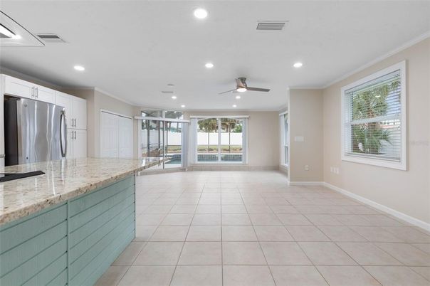 Interior, Kitchen, Recessed Lighting, Stainless Steel Appliances