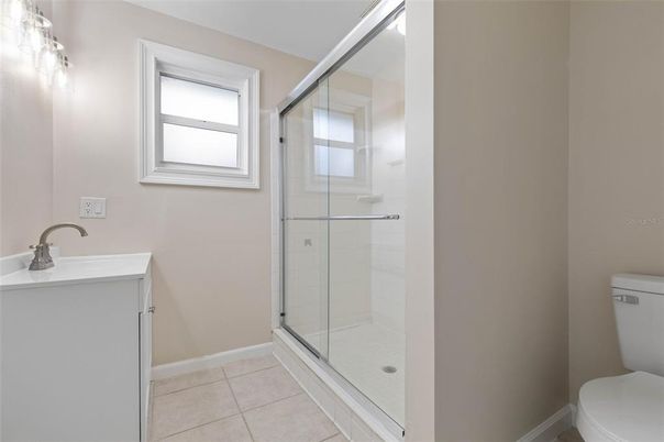 Bathroom, Glass Shower, Interior