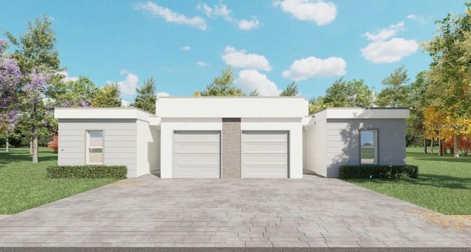 Attached, Exterior, Facade, Modern