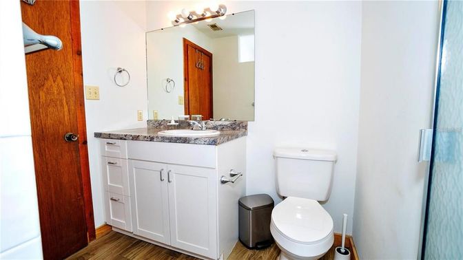 Bathroom, Interior, Wood Texture Flooring