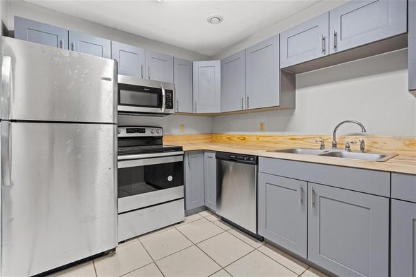 Interior, Kitchen, Recessed Lighting, Stainless Steel Appliances