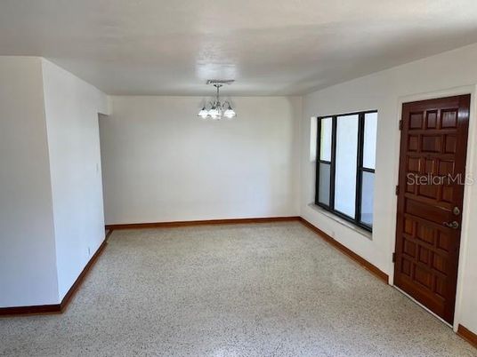 Chandelier, Empty room, Interior