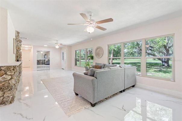 Interior, Living room, Marble, Recessed Lighting