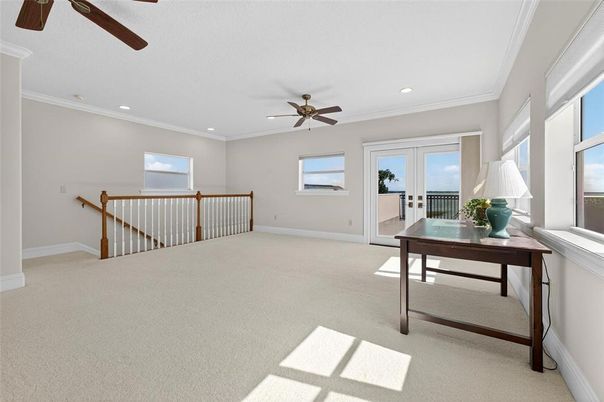 Home Office, Interior, Recessed Lighting