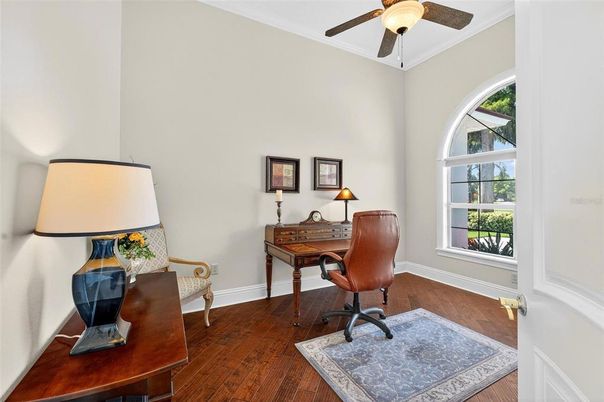 Home Office, Interior, Wood Texture Flooring